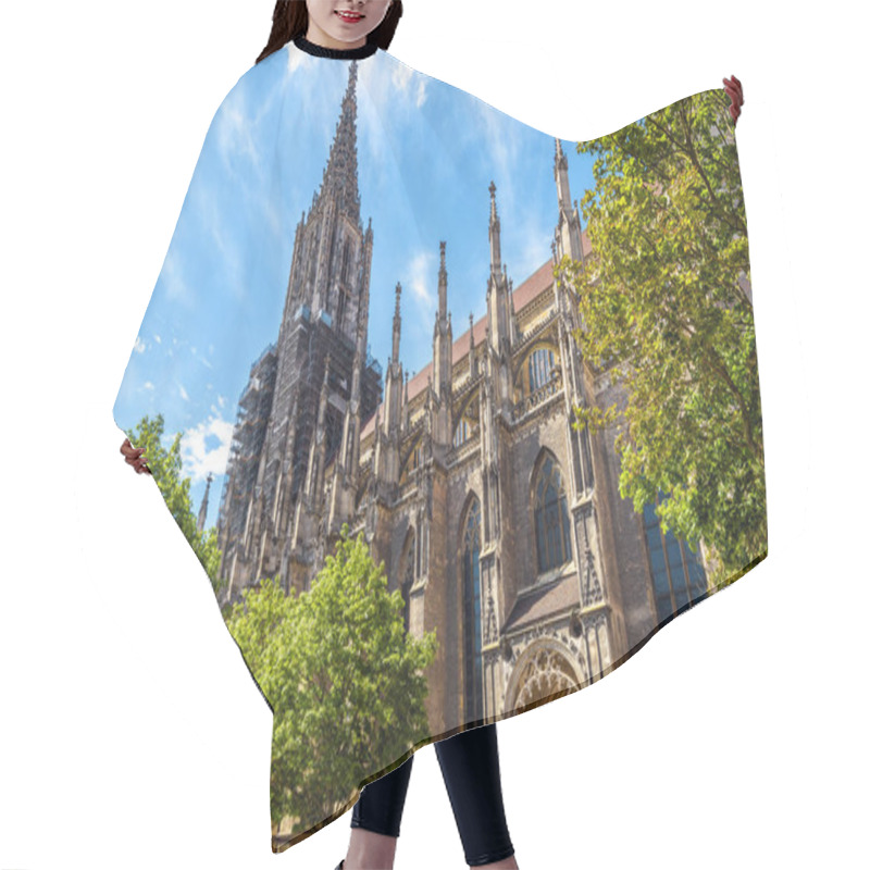 Personality  Ulm Minster Or Cathedral Of Ulm City, Germany. It Is A Famous La Hair Cutting Cape