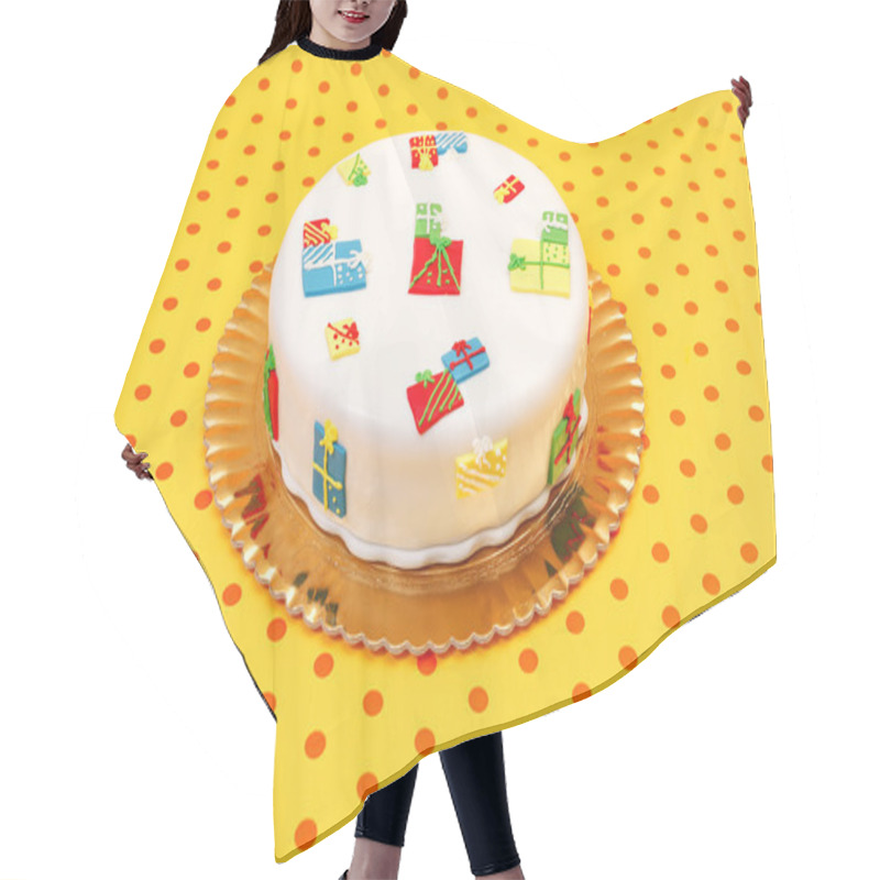 Personality  Birthday Cake Hair Cutting Cape