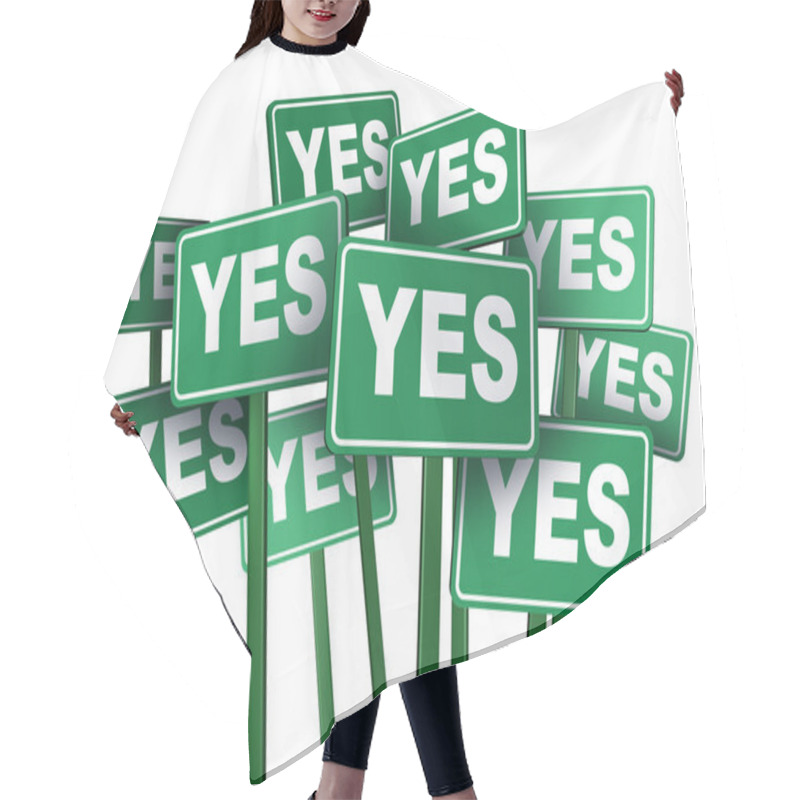 Personality  Yes Vote Hair Cutting Cape