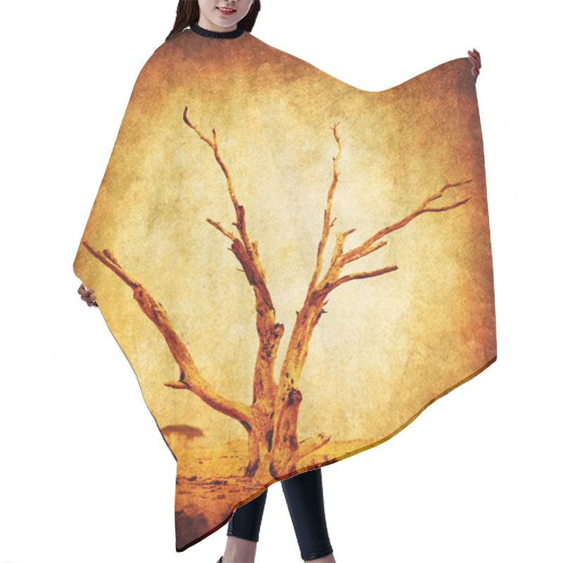 Personality  Dry Grunge African Tree Hair Cutting Cape