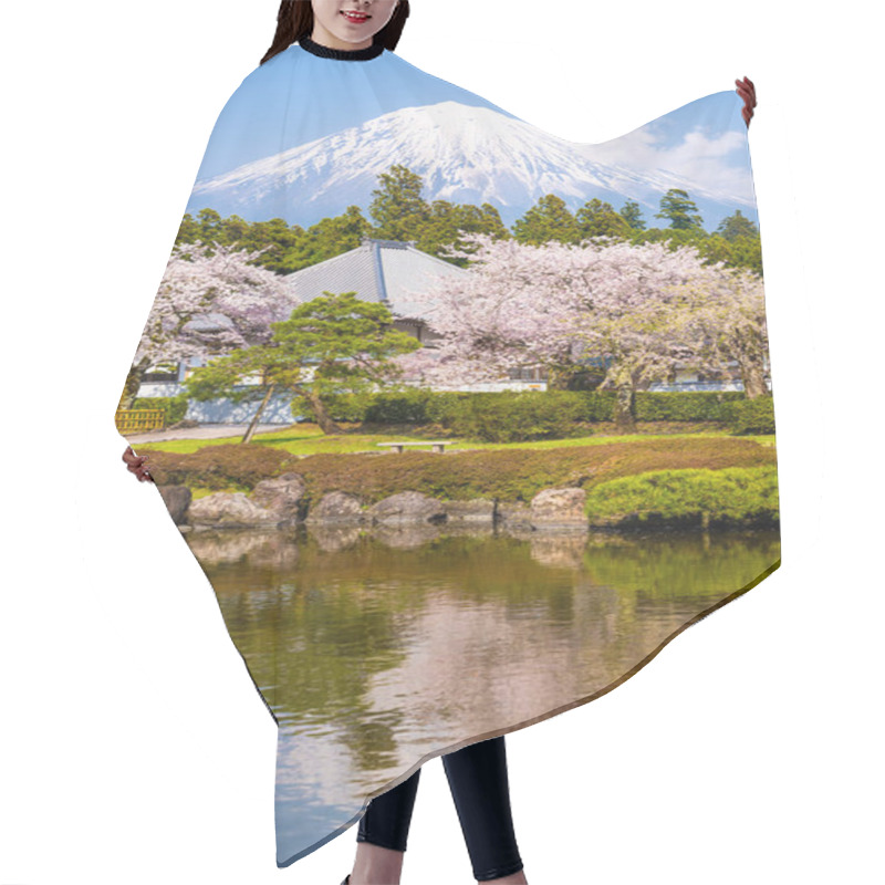 Personality  Shizuoka, Japan With Mt. Fuji In Spring Hair Cutting Cape