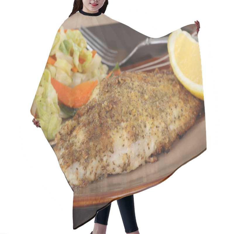 Personality  Fried Catfish Fillet Hair Cutting Cape