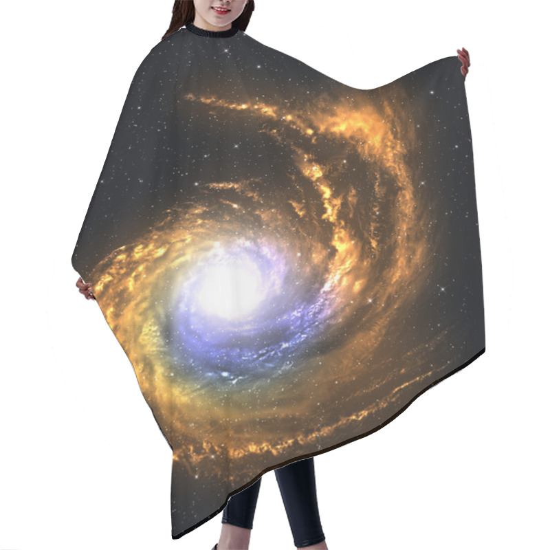 Personality  Spiral Galaxy In Deep Space. Hair Cutting Cape