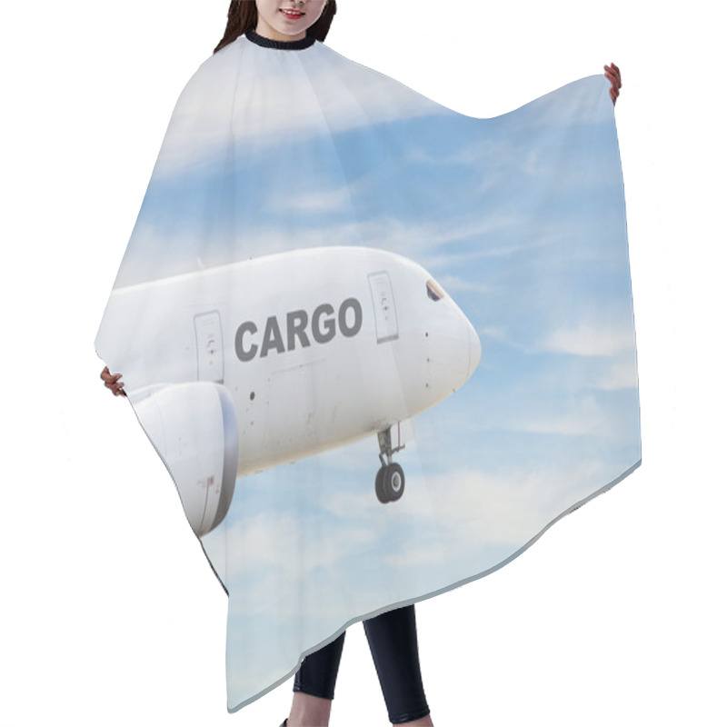 Personality  Cargo Plane Taking Off Hair Cutting Cape