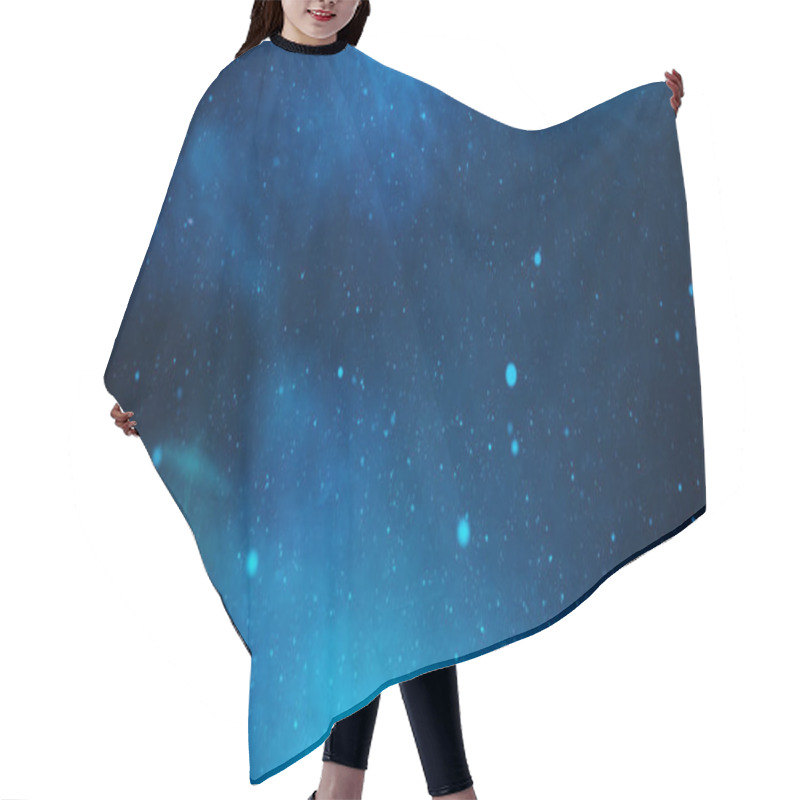 Personality  Universe With Stars And Deep Blue Light Hair Cutting Cape