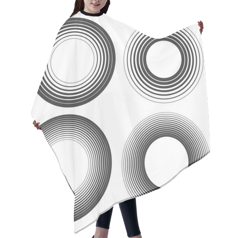 Personality  Radial Element Set Hair Cutting Cape