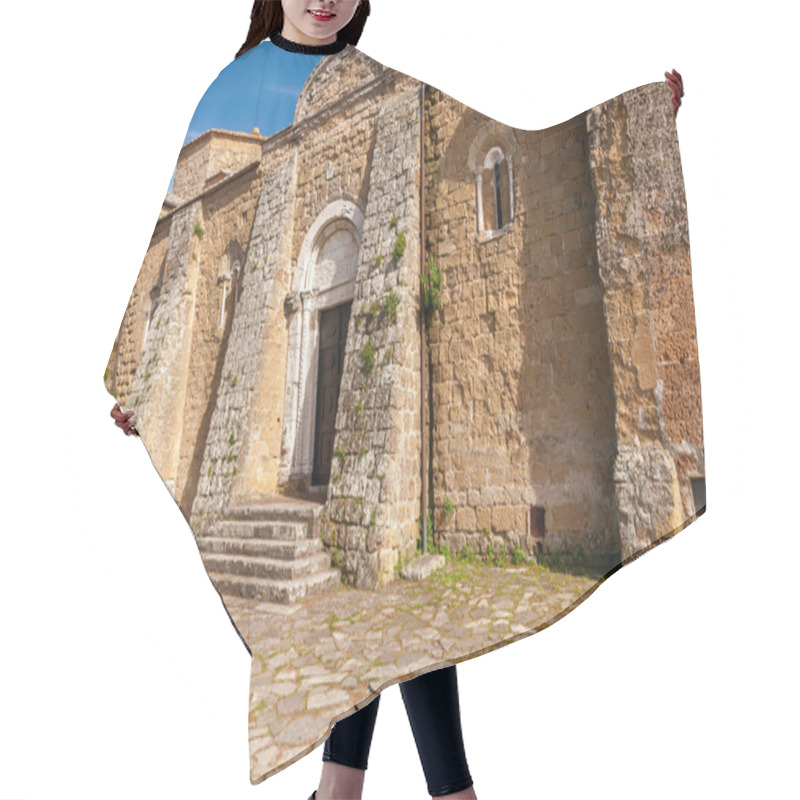 Personality  Old Church In Sovana, Tuscany Hair Cutting Cape