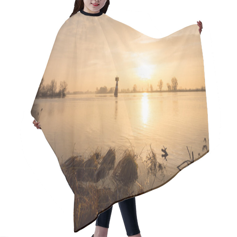 Personality  Beacon On A River In The Morning Light Hair Cutting Cape