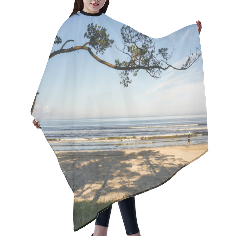 Personality  Tree On Coastline Hair Cutting Cape