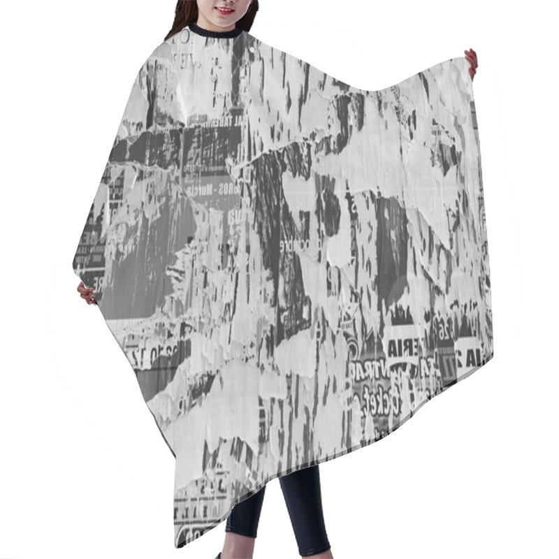 Personality  Torn Posters Hair Cutting Cape