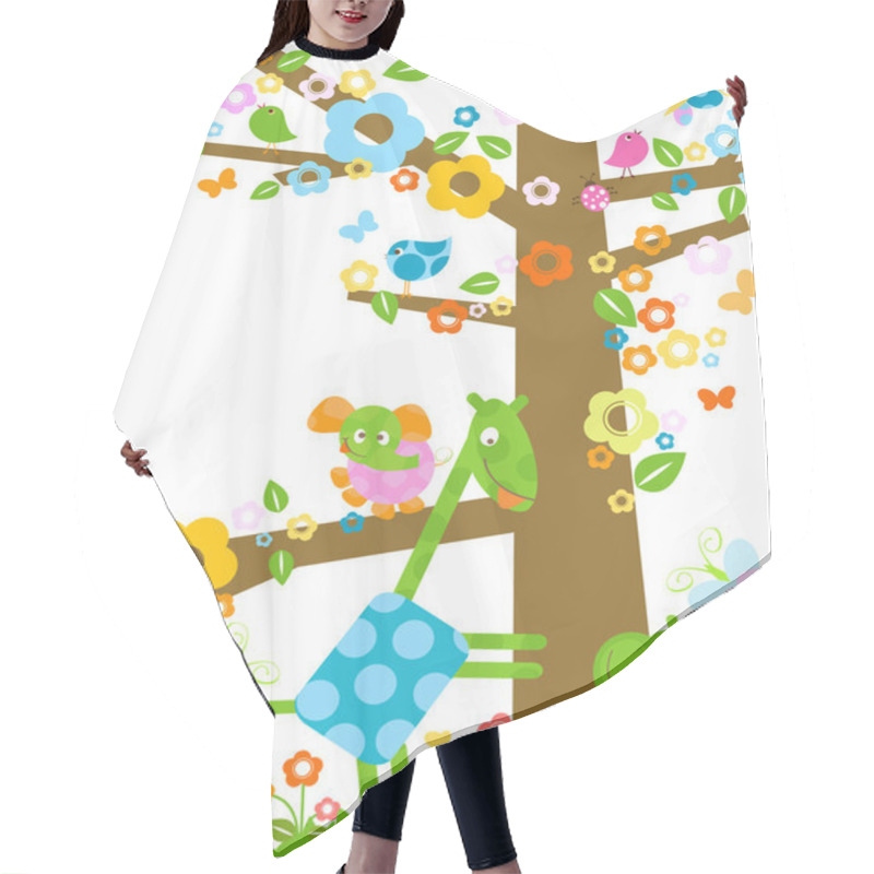 Personality  Wild Life Hair Cutting Cape