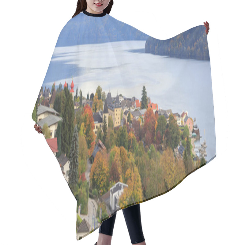 Personality  Autumn In The Alpine Town Of Millstatt Am See, Situated On The Shore Of The Millstatt Lake. Austria Hair Cutting Cape