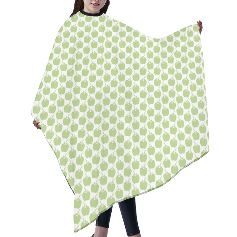 Personality  Seamless Apple Pattern Hair Cutting Cape