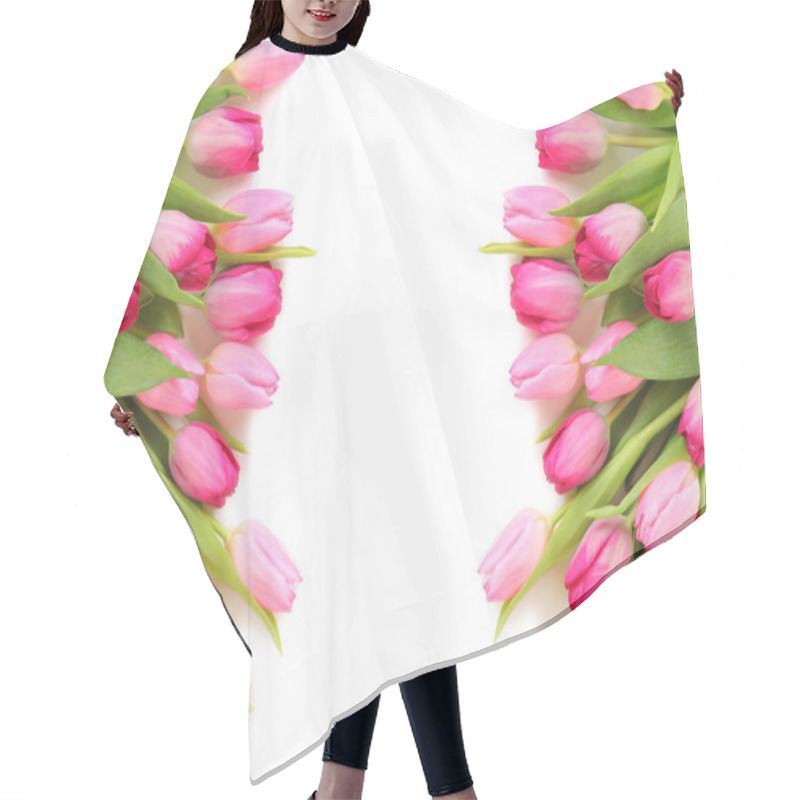 Personality  Fresh Tulips Hair Cutting Cape