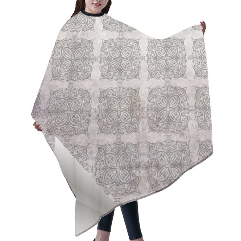 Personality  Vector Abstract Retro Pattern Hair Cutting Cape