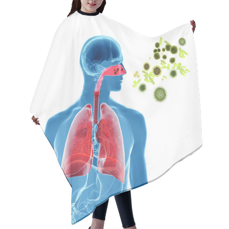 Personality  Pollen Allergy, Hay Fever Or Influenza Infection Hair Cutting Cape