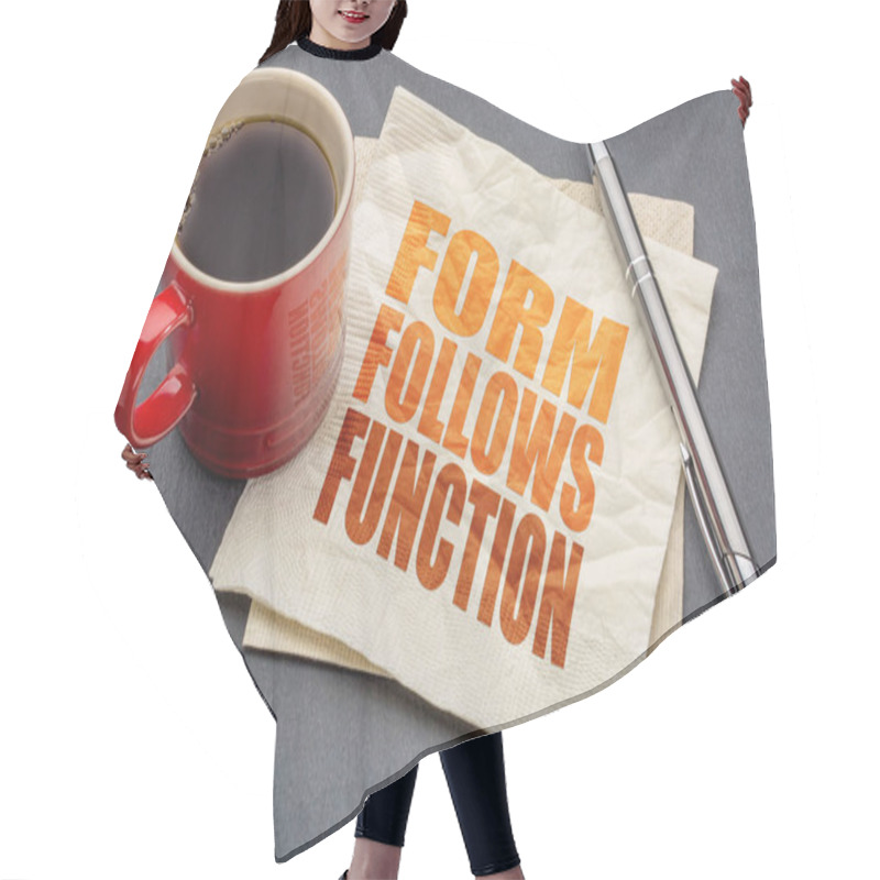 Personality  Form Follows Function Design Principle Hair Cutting Cape