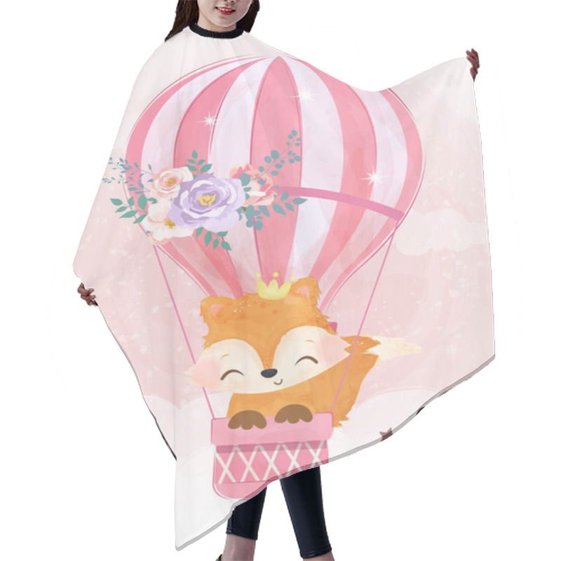 Personality  Adorable Animals Illustration For Personal Project Hair Cutting Cape