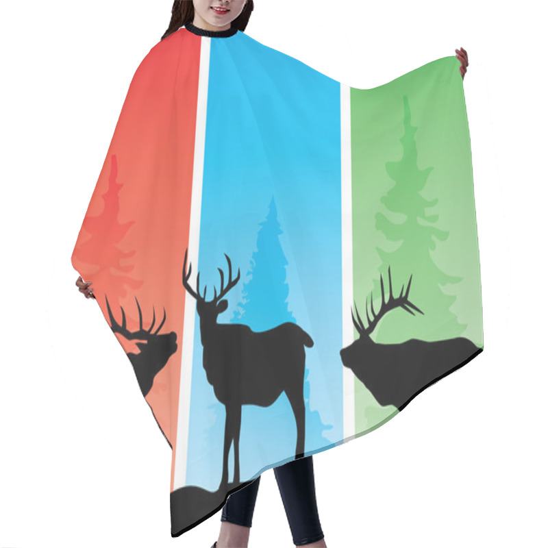 Personality  Elks Hair Cutting Cape