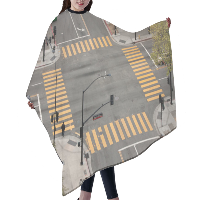 Personality  Street Intersection Hair Cutting Cape