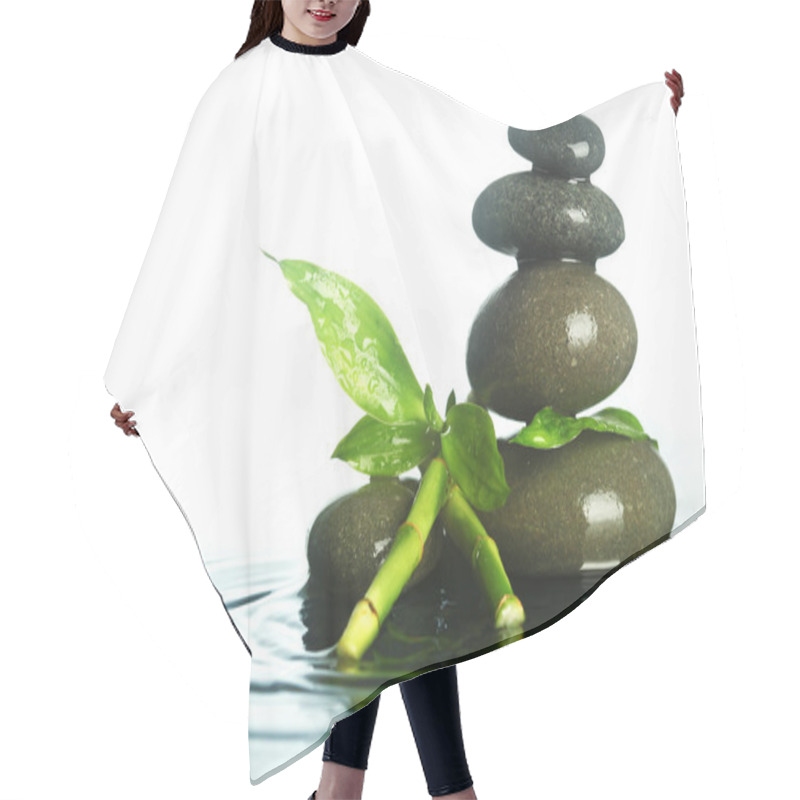 Personality  Stones In Water Hair Cutting Cape