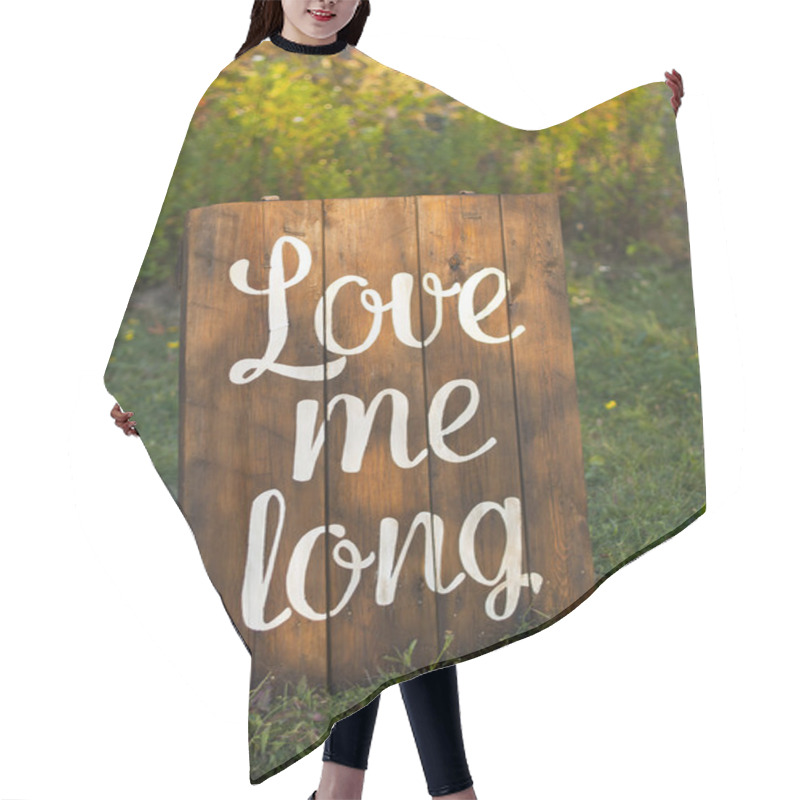 Personality  Love  Words Hair Cutting Cape