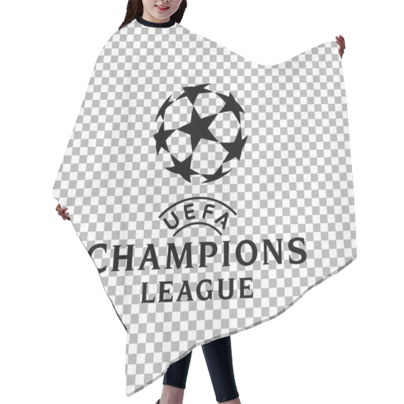 Personality  Champions League Europe Official Logo Vector Illustration Hair Cutting Cape