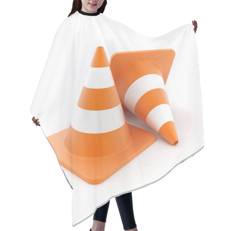 Personality  Traffic Cones Hair Cutting Cape