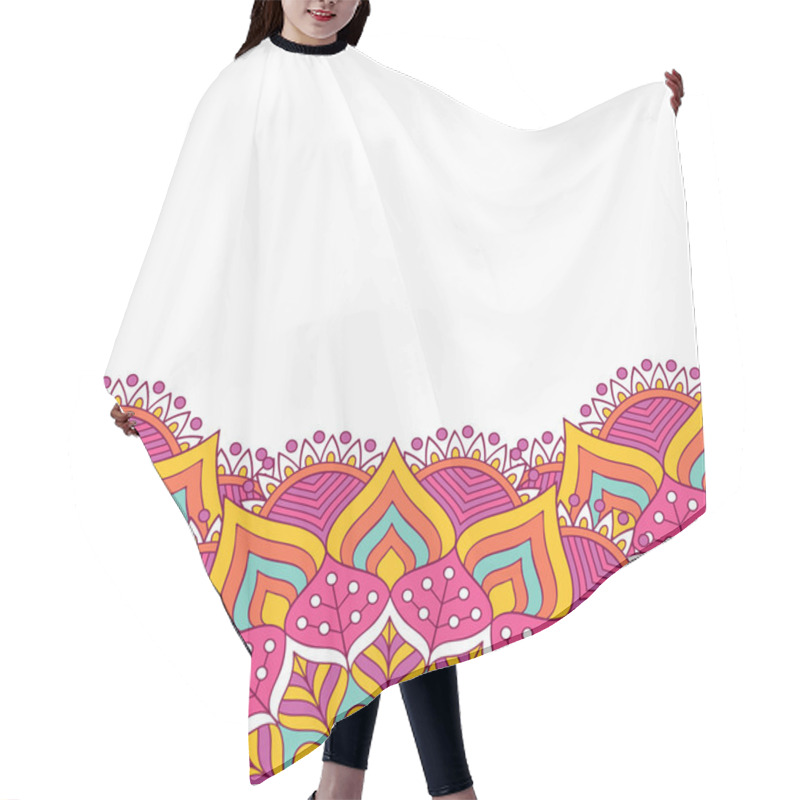 Personality  Mandala Vector Background Hair Cutting Cape