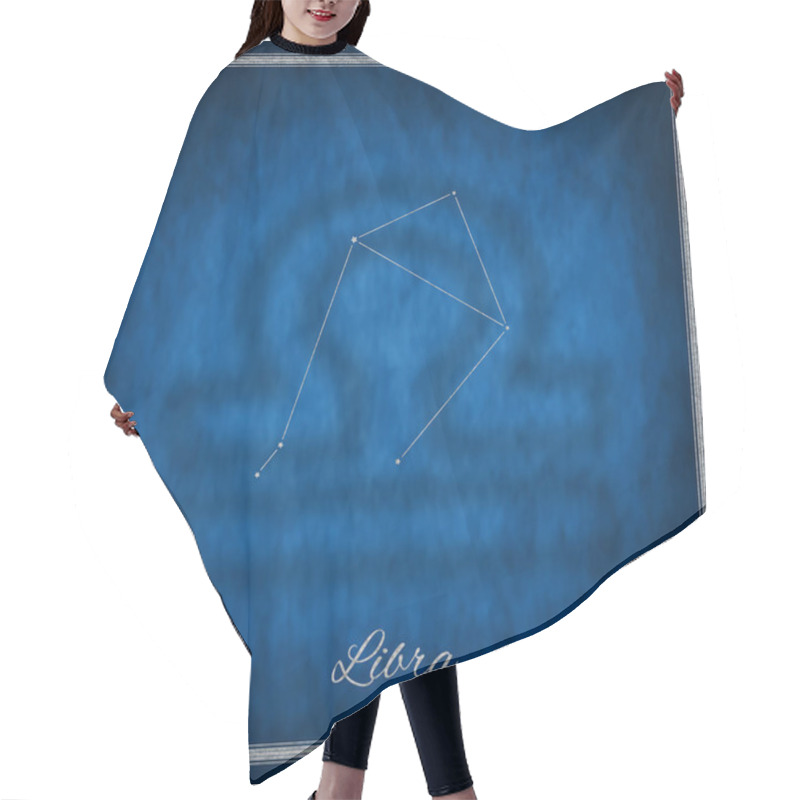 Personality  Libra Zodiac Sign, Constellation Lines, Libra Symbol Hair Cutting Cape