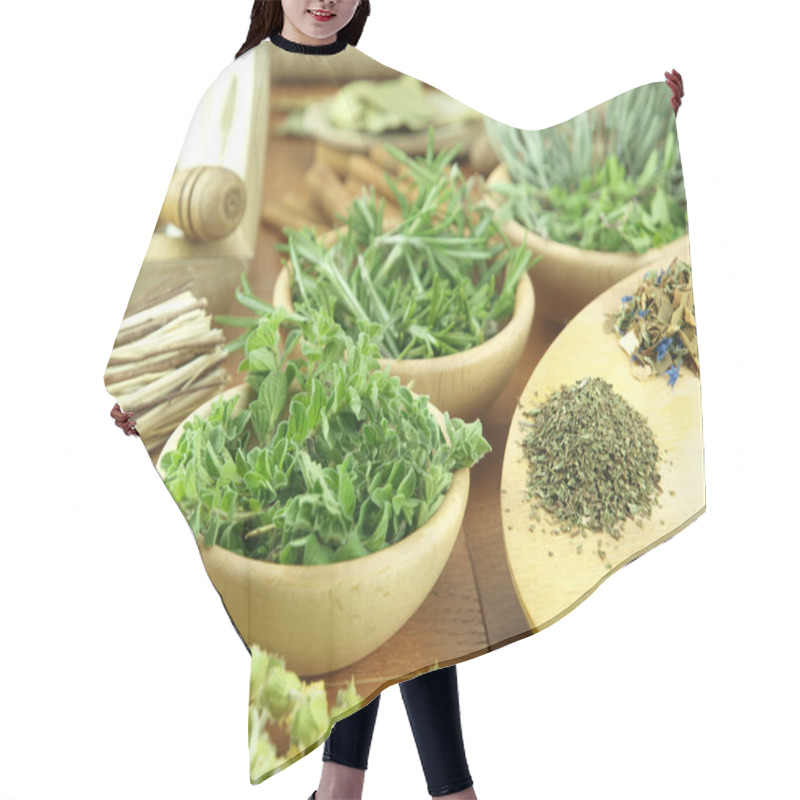 Personality  Herbs And Spices Hair Cutting Cape