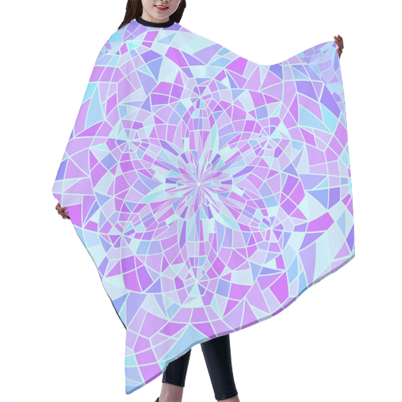 Personality  Seamless Pattern With Stained Glass. Broken Glass. Vector Texture For Wraps, Wallpaper And Your Creativity Hair Cutting Cape