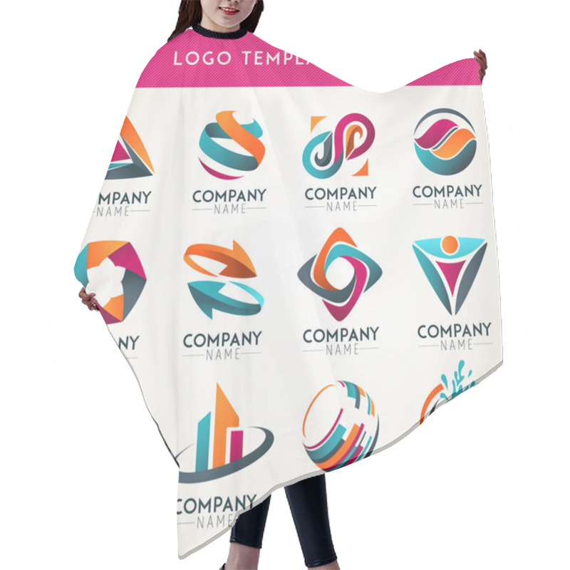 Personality  Abstract Logos, Web Icons, Symbols Hair Cutting Cape