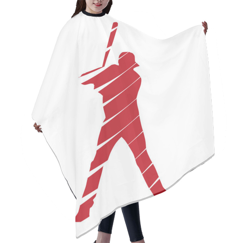 Personality  Baseball Player Hair Cutting Cape