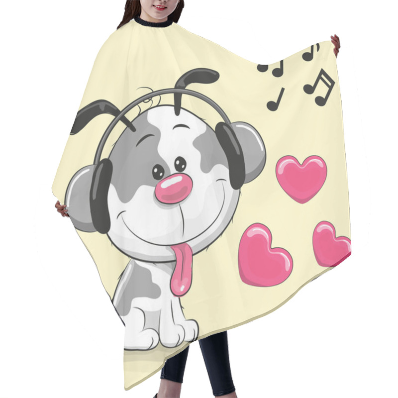 Personality  Cute Cartoon Puppy Hair Cutting Cape