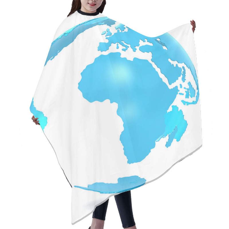 Personality  Blue Planet. Hair Cutting Cape