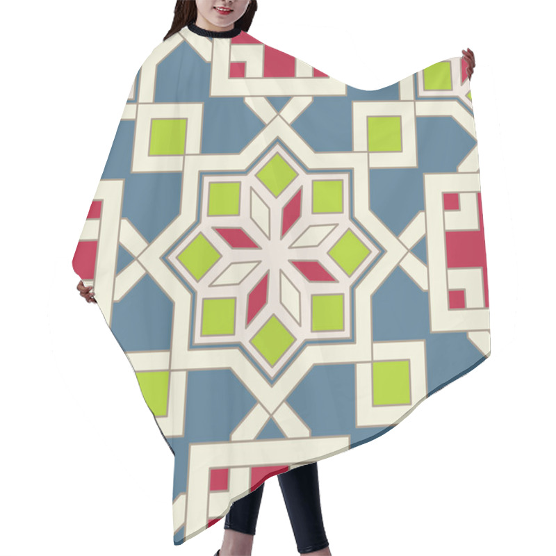 Personality  Vector Geometric Pattern Hair Cutting Cape