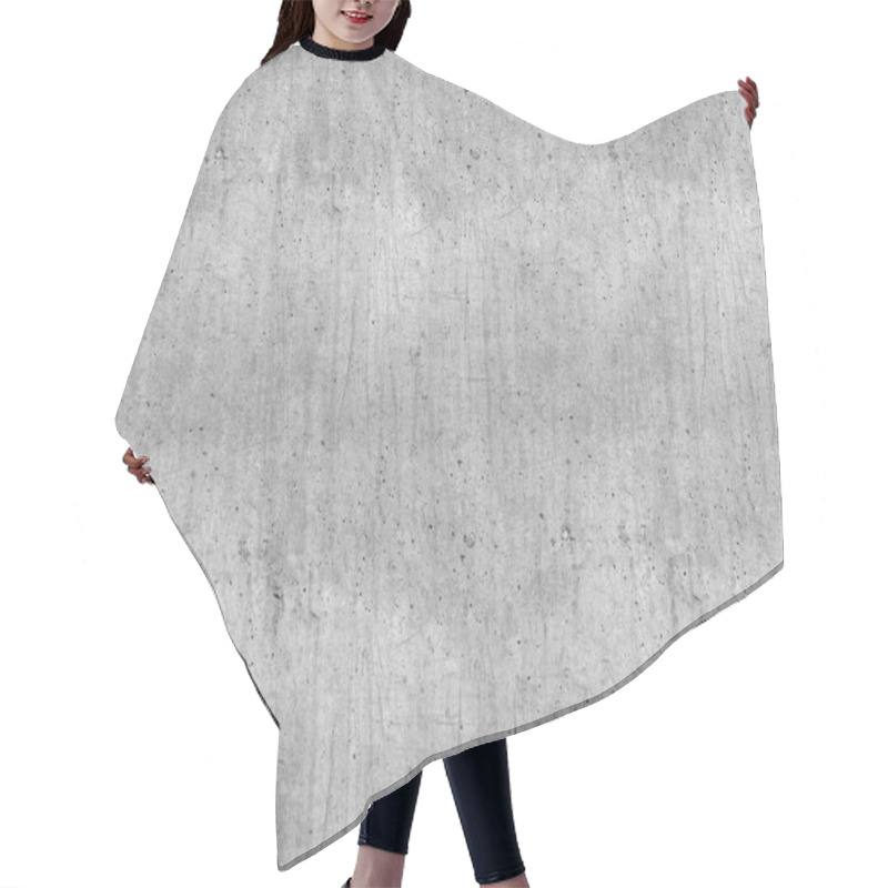 Personality  Seamless Grey Smooth New Concrete Wall Texture. Hair Cutting Cape