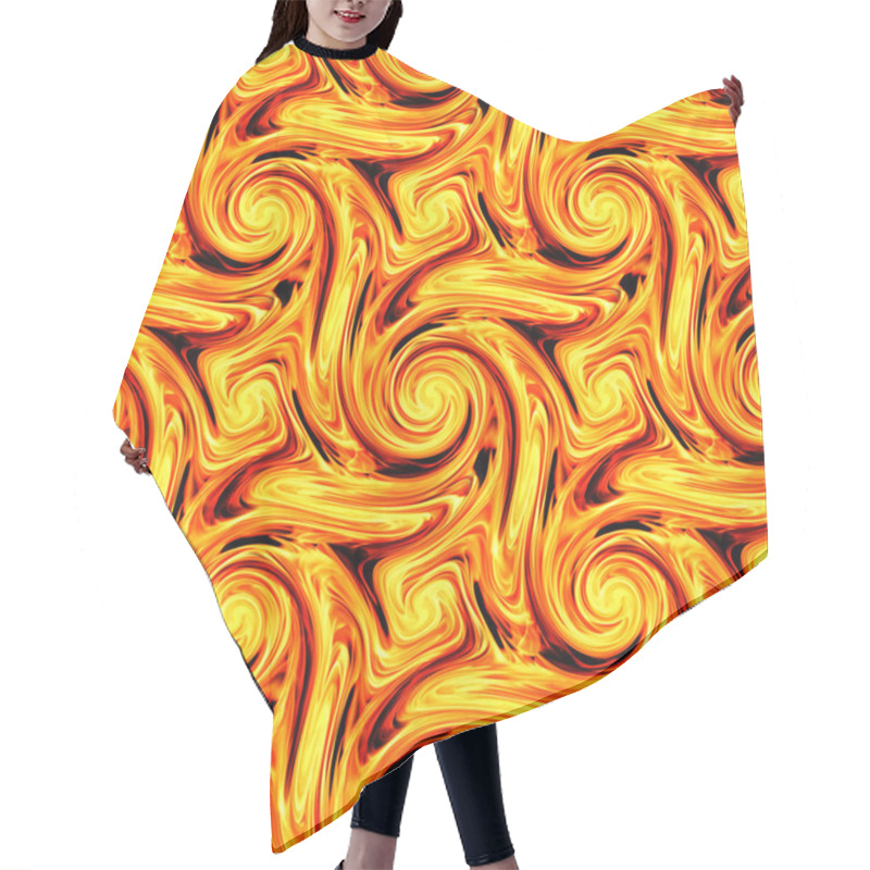 Personality  Twirls Abstract Seamless Pattern Hair Cutting Cape