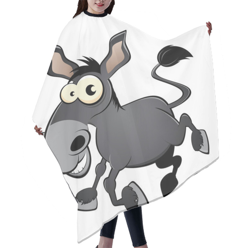 Personality  Funny Cartoon Donkey Hair Cutting Cape