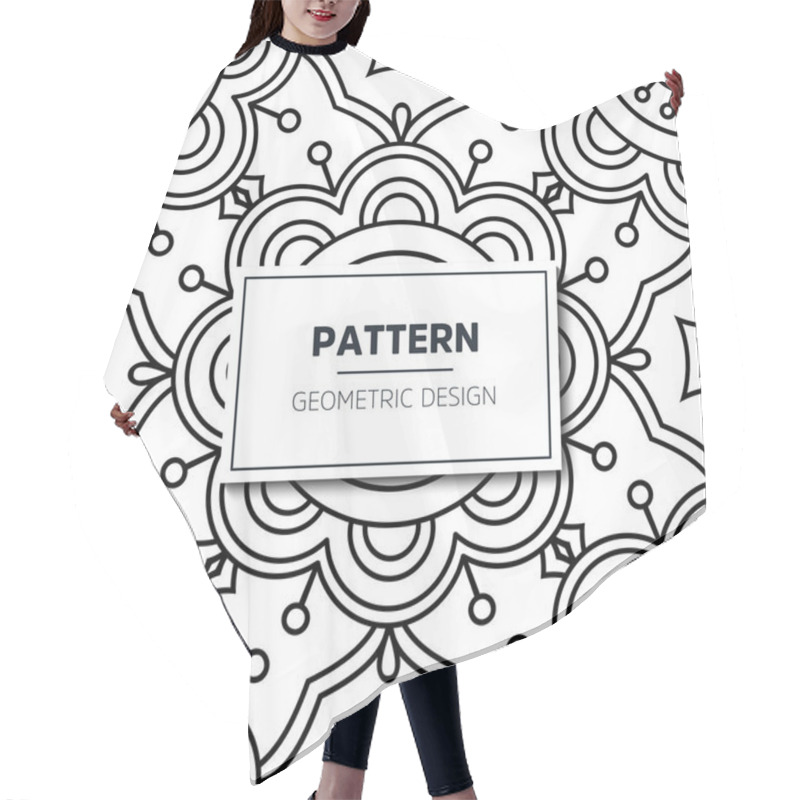 Personality  Seamless Ethnic And Tribal Pattern Hair Cutting Cape