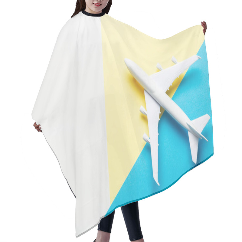 Personality  Miniature Airplane Travel Theme Hair Cutting Cape