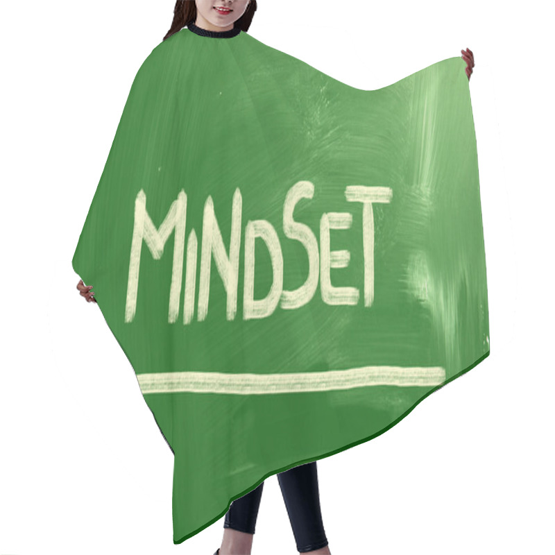 Personality  Mindset Concept Hair Cutting Cape