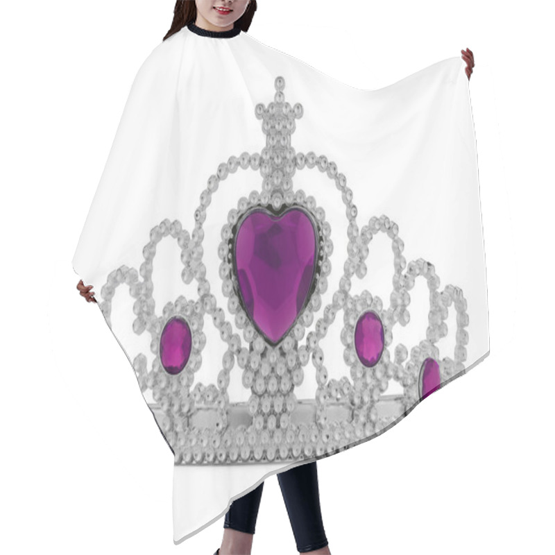 Personality  Tiara Pink Hair Cutting Cape