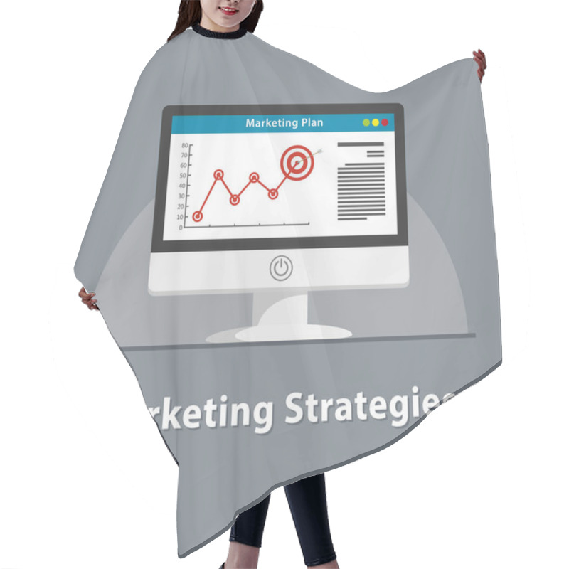 Personality  SEO Marketing Strategies In PC Monitor Hair Cutting Cape