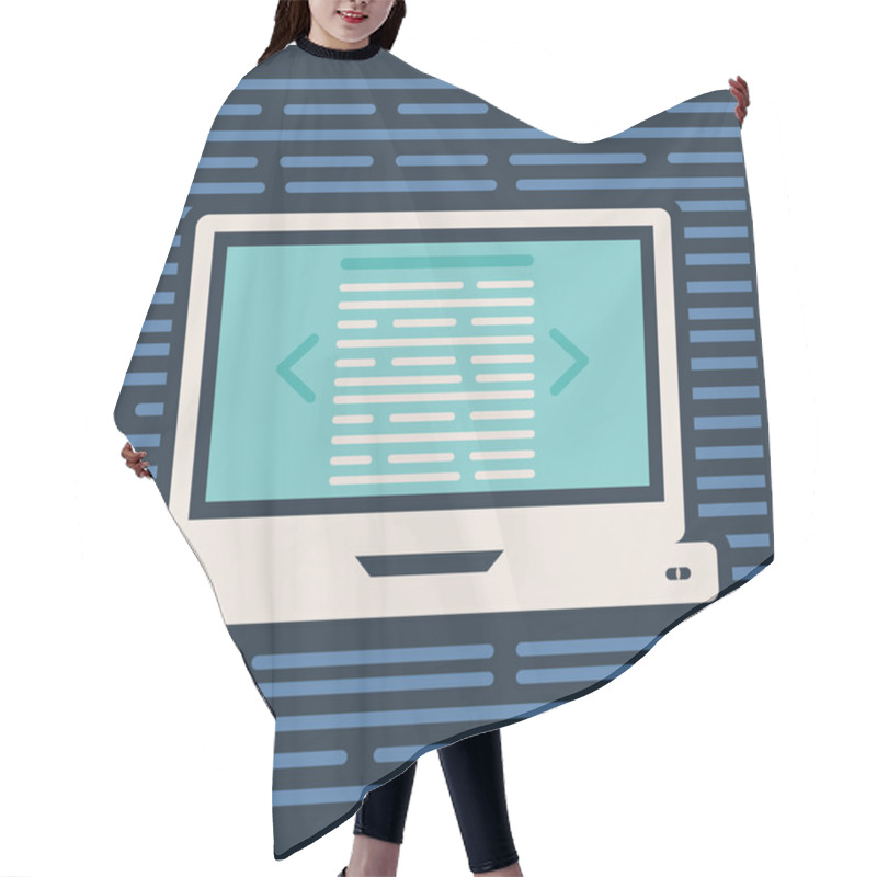 Personality  Developer Script Concept Hair Cutting Cape