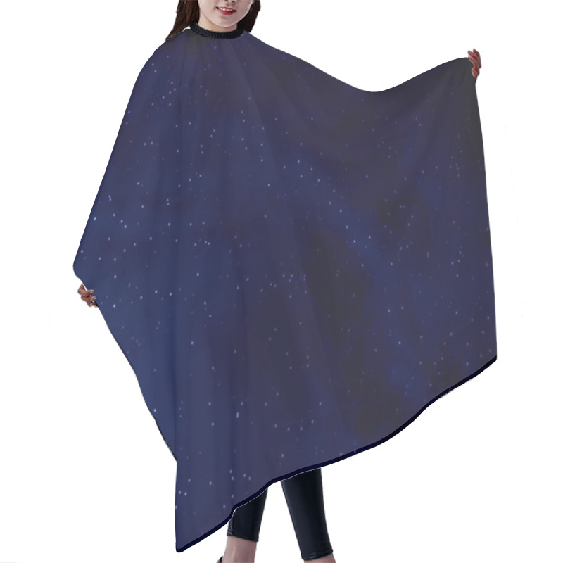 Personality  Stars Dark Space Image Hair Cutting Cape