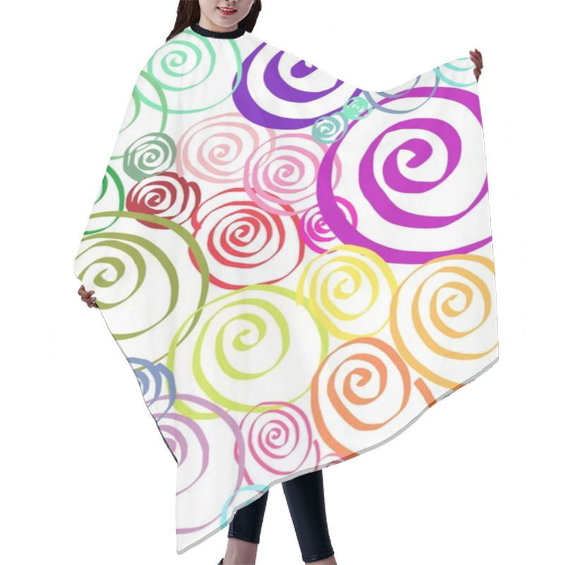 Personality  Spirals Hair Cutting Cape