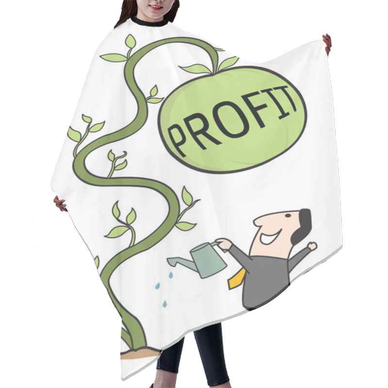 Personality  Gain Profit Hair Cutting Cape