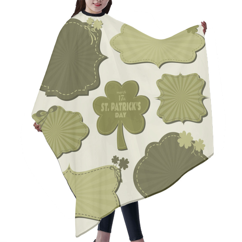 Personality  St. Patrick's Day Labels Collection Hair Cutting Cape